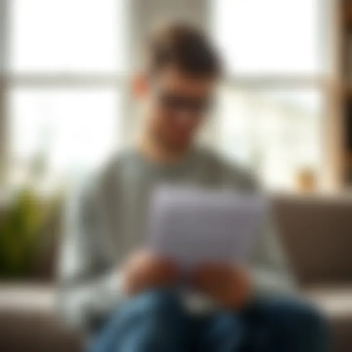 Understanding Rental Agreements in D.C. Person reading rental agreement documents