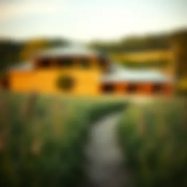 Peaceful Rural Living A peaceful rural setting symbolizing low-cost living options