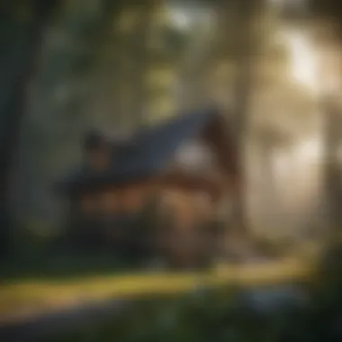 Cozy Tiny Home in Nature A cozy tiny home nestled in nature showcasing innovative design.