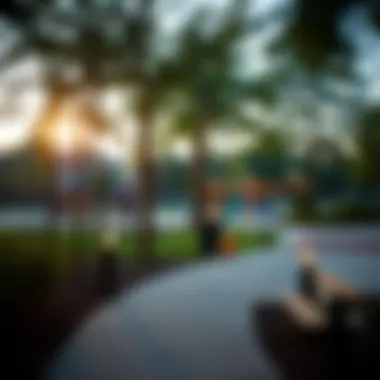 Recreational Amenities Community park with diverse recreational facilities in an emerging Atlanta neighborhood.