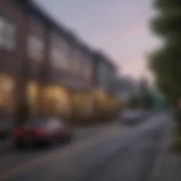 A panoramic view of Portland showcasing its diverse neighborhoods