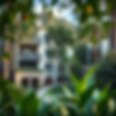 Stunning view of Beachwood Canyon apartments nestled in nature