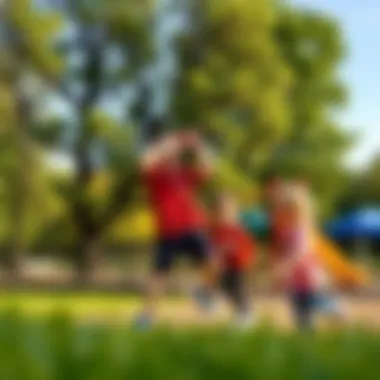 Recreational Activities for Families Children playing in a park with recreational facilities