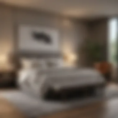 Modern Bedroom Design in Dallas Apartment Cozy bedroom in a contemporary Dallas apartment