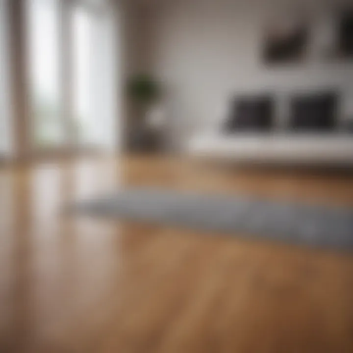 Eco-friendly cleaning products suitable for laminate floors.