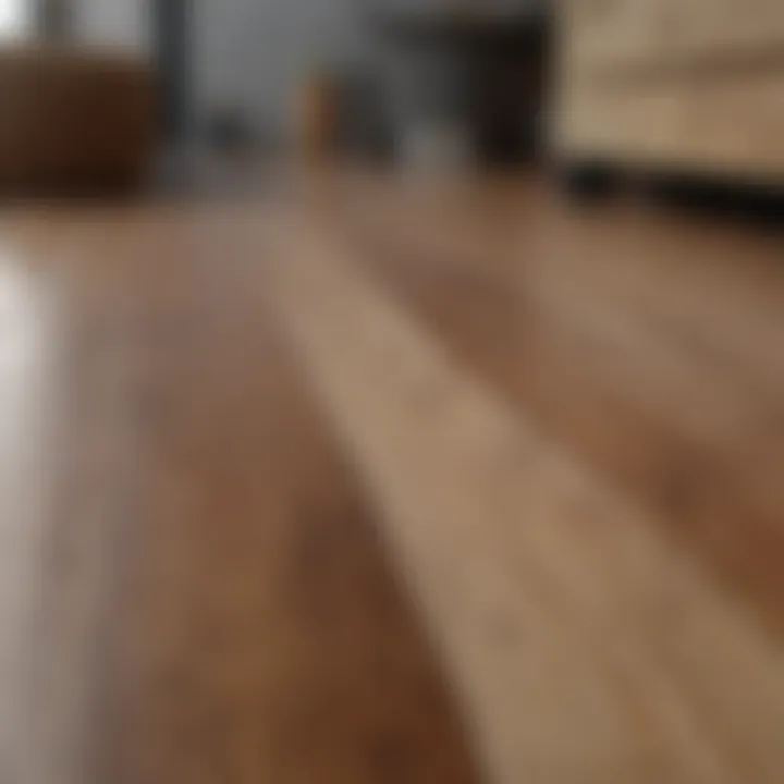 Different types of laminate finishes arranged for comparison.
