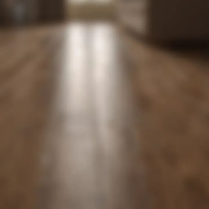 A well-maintained laminate floor showcasing its shine and durability.