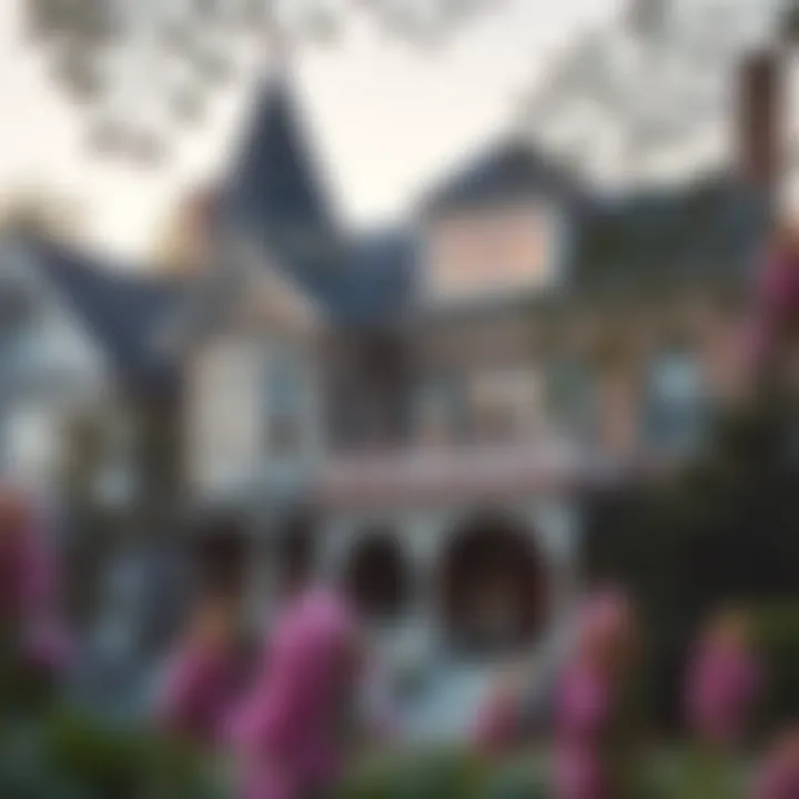Charming historic homes in a residential area of Atlanta