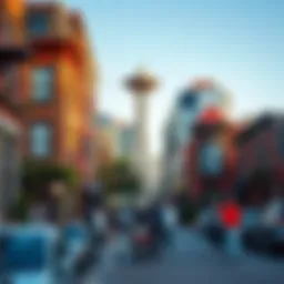 Vibrant street scene in Seattle showcasing local culture