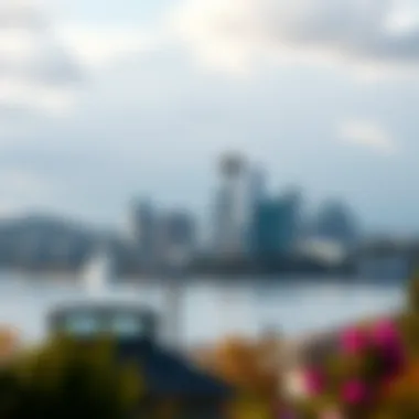 Scenic Waterfront View in Seattle Scenic waterfront view highlighting Seattle's landscape