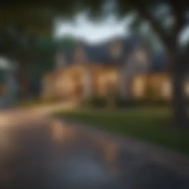 Charming Residential Street in Dallas Charming residential street in a Dallas neighborhood