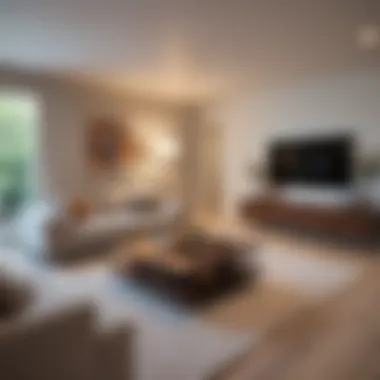 Stylish Interiors of Brentwood Apartments Interior design of a Brentwood Apartment showcasing spacious living areas