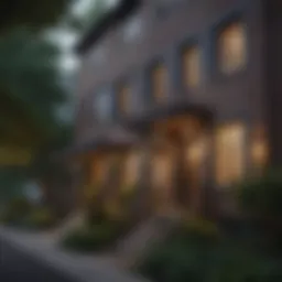 Charming residential architecture in Brightwood, DC