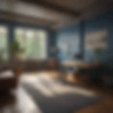 Understanding Room Dimensions in Blueprints A blueprint showcasing different room dimensions