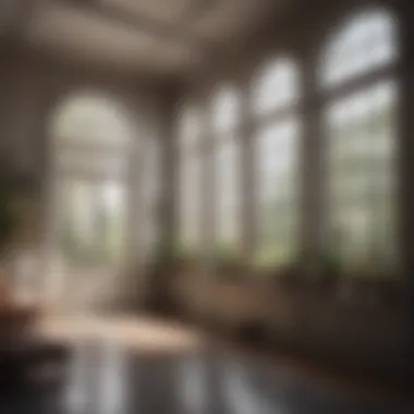 Calculating Area with Architectural Features Illustration of calculating paint area with windows and doors