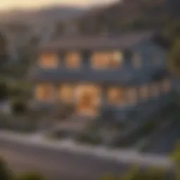 Map highlighting California's rental market regions