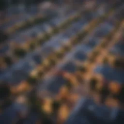 Aerial view of San Antonio showcasing its vibrant neighborhoods