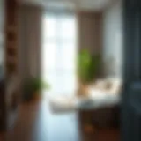 Clean and fresh interior of a new home ready for moving in
