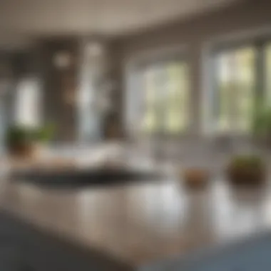 Maintained Kitchen Aesthetics Sparkling clean kitchen countertops