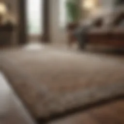 A pristine runner rug in a well-lit living room