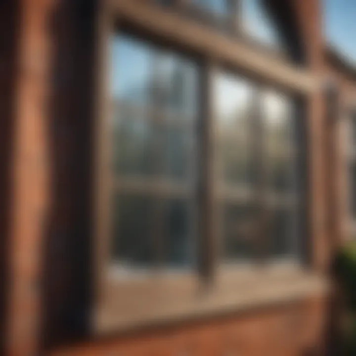 Sparkling clean windows showcasing results of DIY cleaning