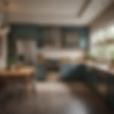 Cozy Kitchen in Co-Living Spaces A cozy kitchen setting in a co-living environment promoting community cooking