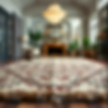 Transformation of Area Rugs: Before and After Cleaning Before and after comparison of a cleaned area rug