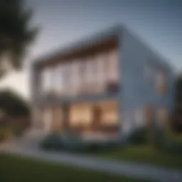 Modern rental property with appealing exterior