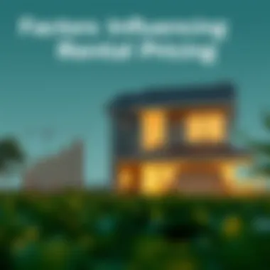 Factors Influencing Rental Pricing Infographic depicting factors influencing rental pricing