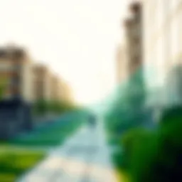 Graphical representation of property value trends over time