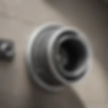 Diagram of dryer vent system components