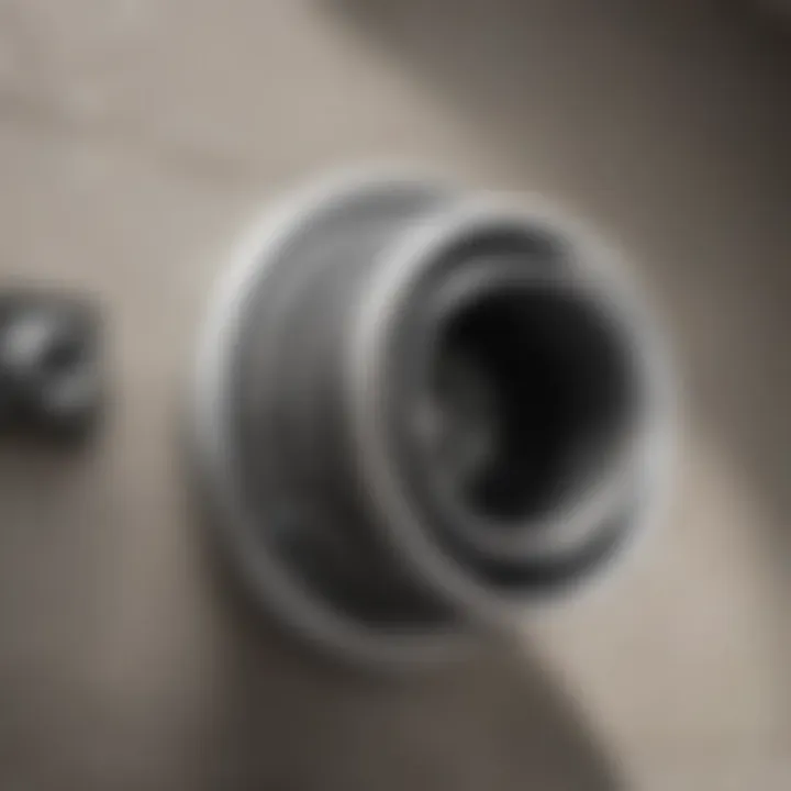 Diagram of dryer vent system components