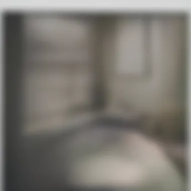Clean blinds soaking in a bathtub with gentle cleaning solution