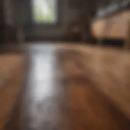 Natural remedy for wood floor stain removal