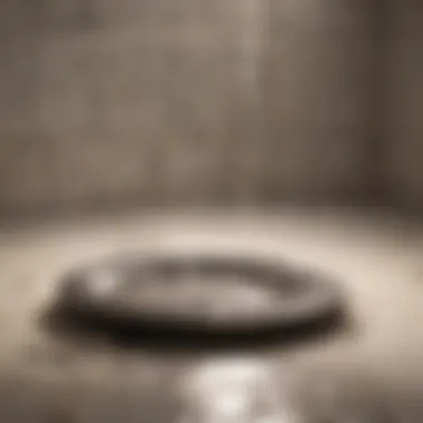 Vinegar bubbling in shower drain