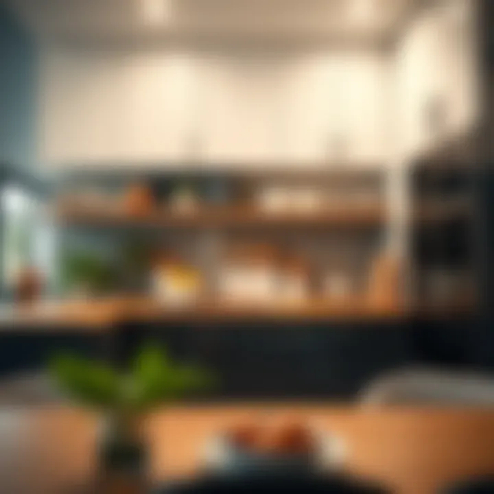 Smart Kitchen Organization Organized kitchen space with smart storage solutions