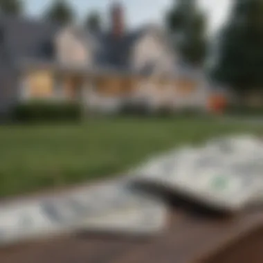 Suburban Homes and Cash Transactions A serene suburban neighborhood showcasing various homes