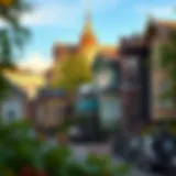 A scenic view of Capitol Hill showcasing its unique architecture