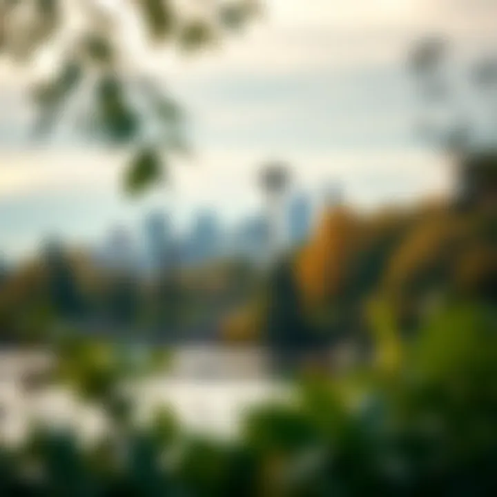 Luxurious parks and waterfronts in Seattle's affluent areas