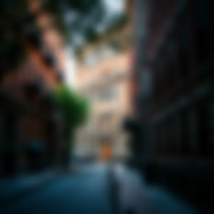 The historic architecture of Beacon Hill with its charming cobblestone streets