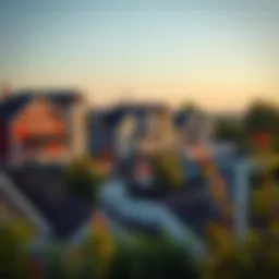 A picturesque view of a Portland neighborhood showcasing affordable housing