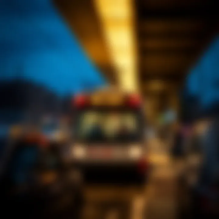 Accessible Urban Transit Public transportation in Portland facilitating easy access to affordable living