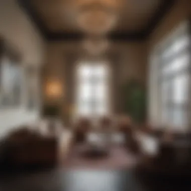 Elegant Interior of Pearl Brewery Apartment Luxurious interior design of a living space in Pearl Brewery apartments