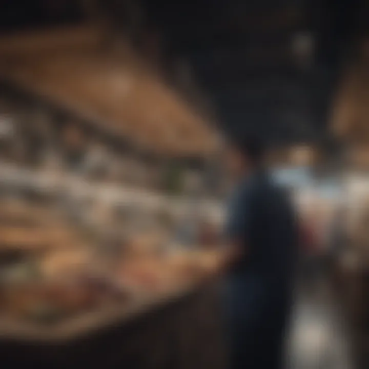 A bustling marketplace in Atlanta highlighting local entrepreneurship