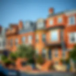 Charming row houses in Baltimore's historic district