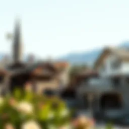 Stunning view of Cathedral Heights architecture showcasing diverse styles