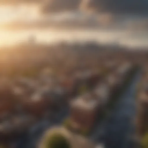 A panoramic view of Brooklyn showcasing its iconic skyline and diverse neighborhoods