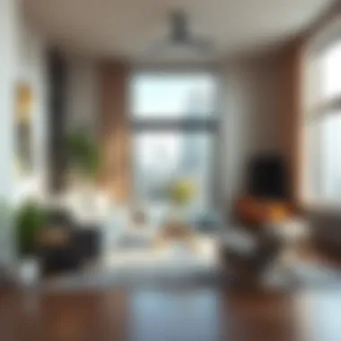 Stylish Modern Apartment Interior Modern living space interior reflecting free market apartment trends