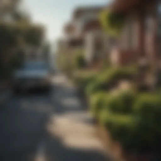 Charming residential street in Bernal Heights