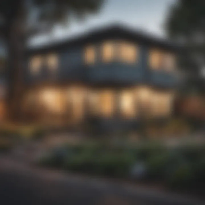 Real estate agent showing a rental property in East Bay